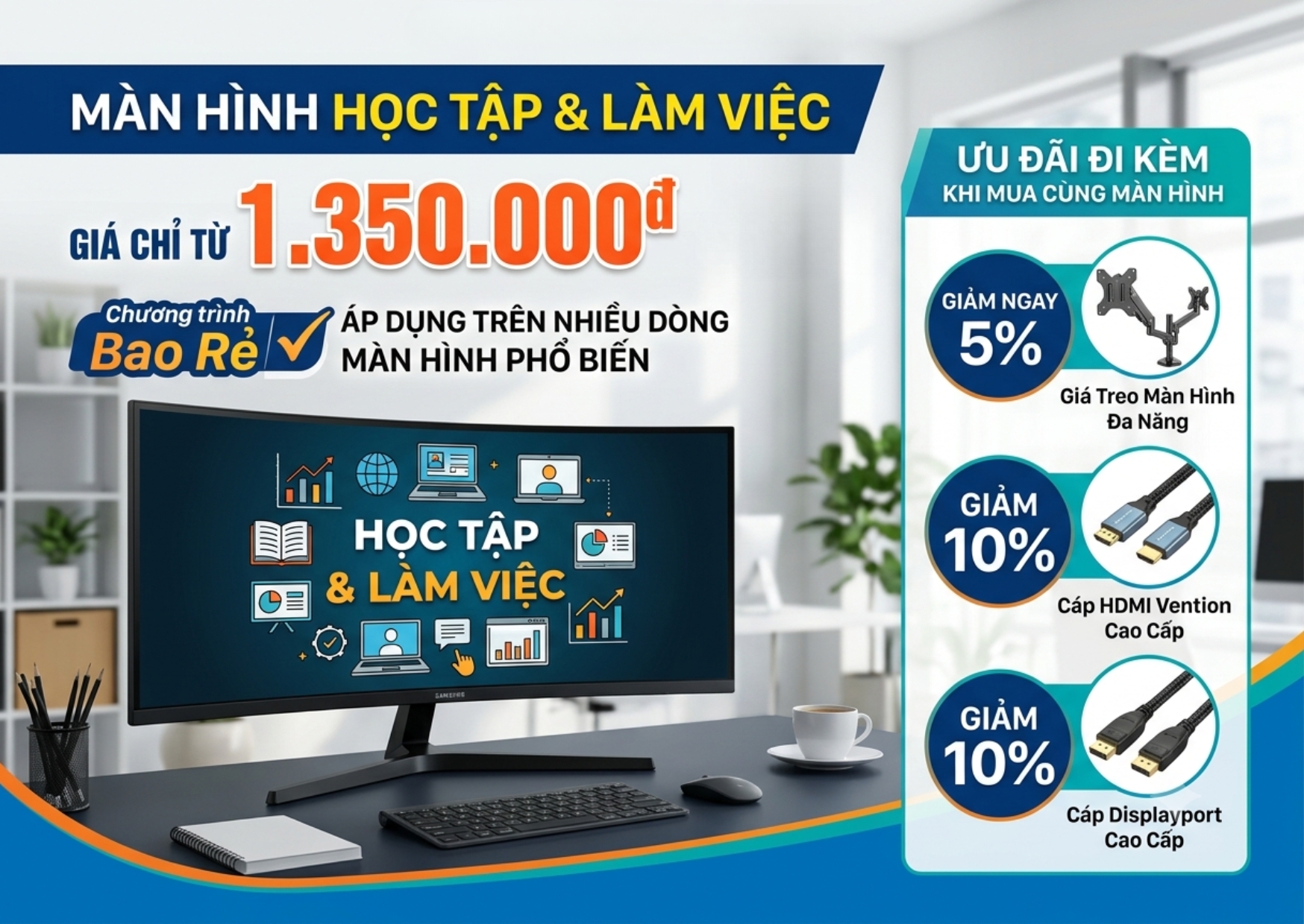 Màn hình học tập