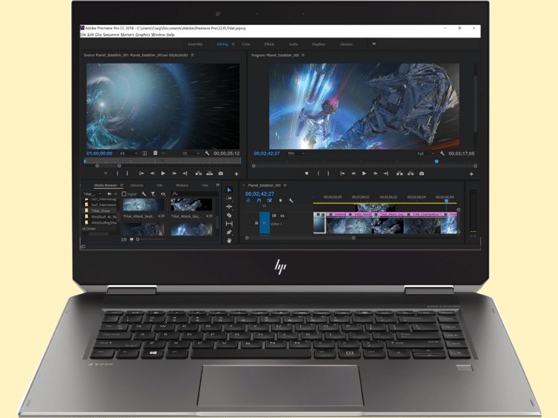 HP Zbook Studio x360 G5