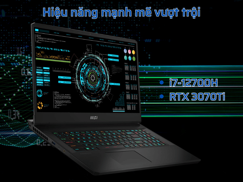 Laptop Gaming MSI Vector GP76 HX 12UGSO-894VN