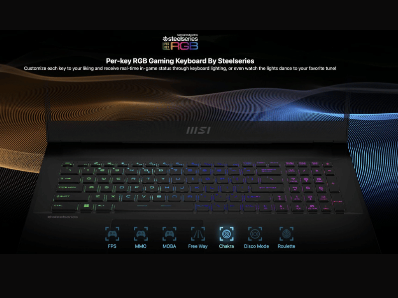 MSI Vector GP77 HX 13VG 043VN