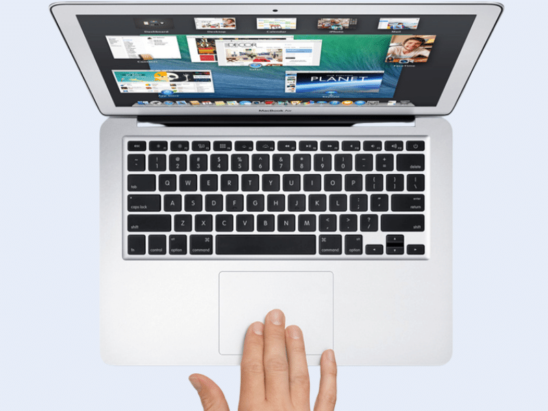 Bàn phím và touchpad của Macbook Air 2014