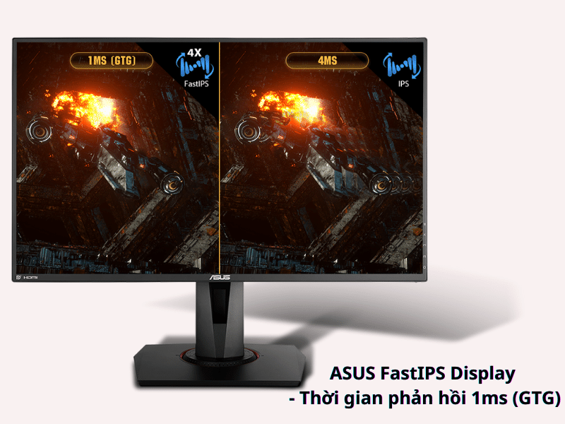 M&agrave;n h&igrave;nh ASUS Tuf Gaming VG279QM 27 inch/ FHD/ Fast IPS/ 280Hz/ 1ms