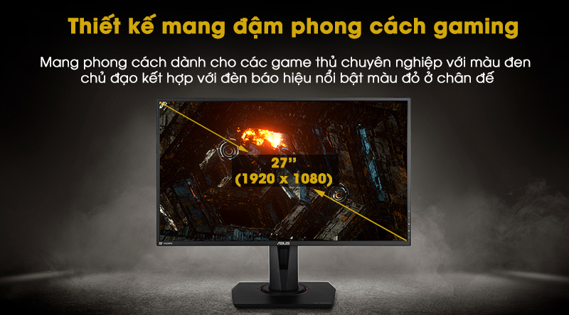 M&agrave;n h&igrave;nh ASUS Tuf Gaming VG279QM 27 inch/ FHD/ Fast IPS/ 280Hz/ 1ms