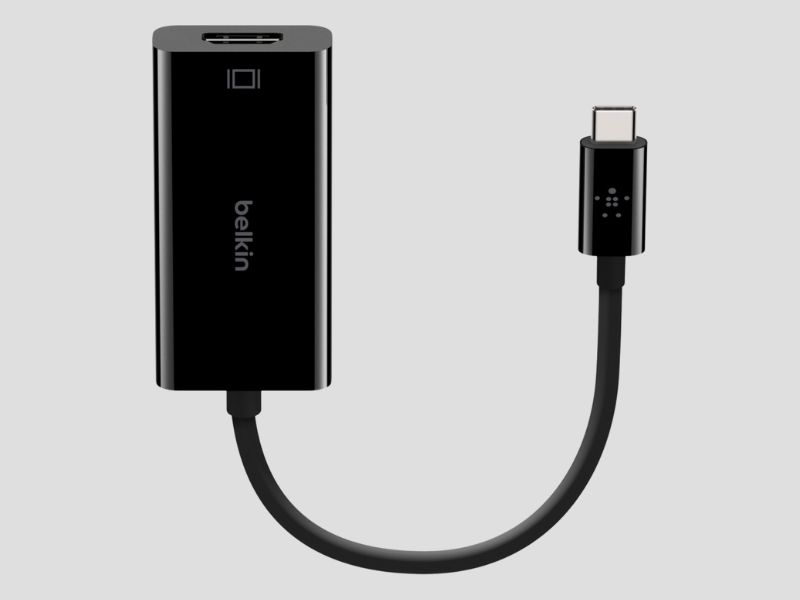 Cáp Adapter chuyển đổi từ USB-C sang HDMI, PD 60W Belkin