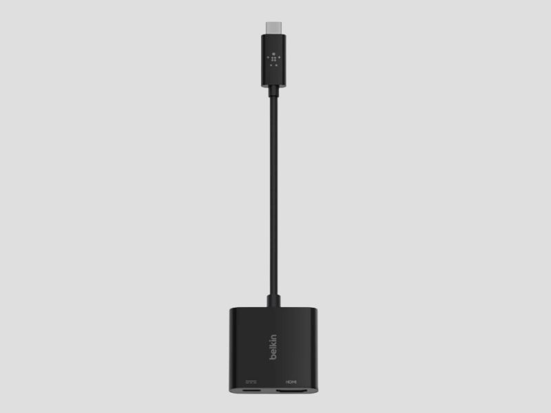 Cáp Adapter chuyển đổi từ USB-C sang HDMI, PD 60W Belkin