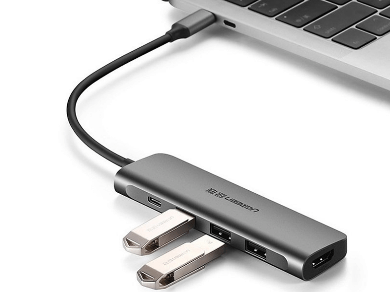 hub-ugreen-50209-chuyen-doi-usb-type-c-sang-hdmi-hub-usb-30