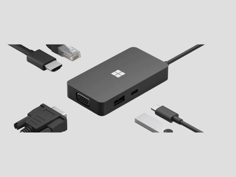 Cáp Microsoft USB-C® Travel Hub (8NLWZ0MQK26D)