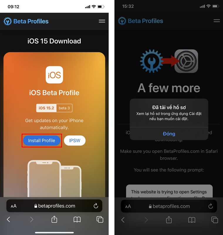 C&aacute;ch cập nhật ios 15.2 beta 3