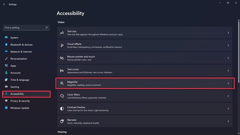 Cách phóng to màn hình trên windows 11