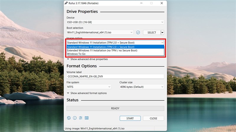 C&aacute;ch tạo USB c&agrave;i đặt Windows 11