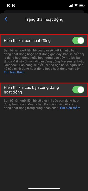 C&aacute;ch tắt trạng th&aacute;i online tr&ecirc;n Messenger