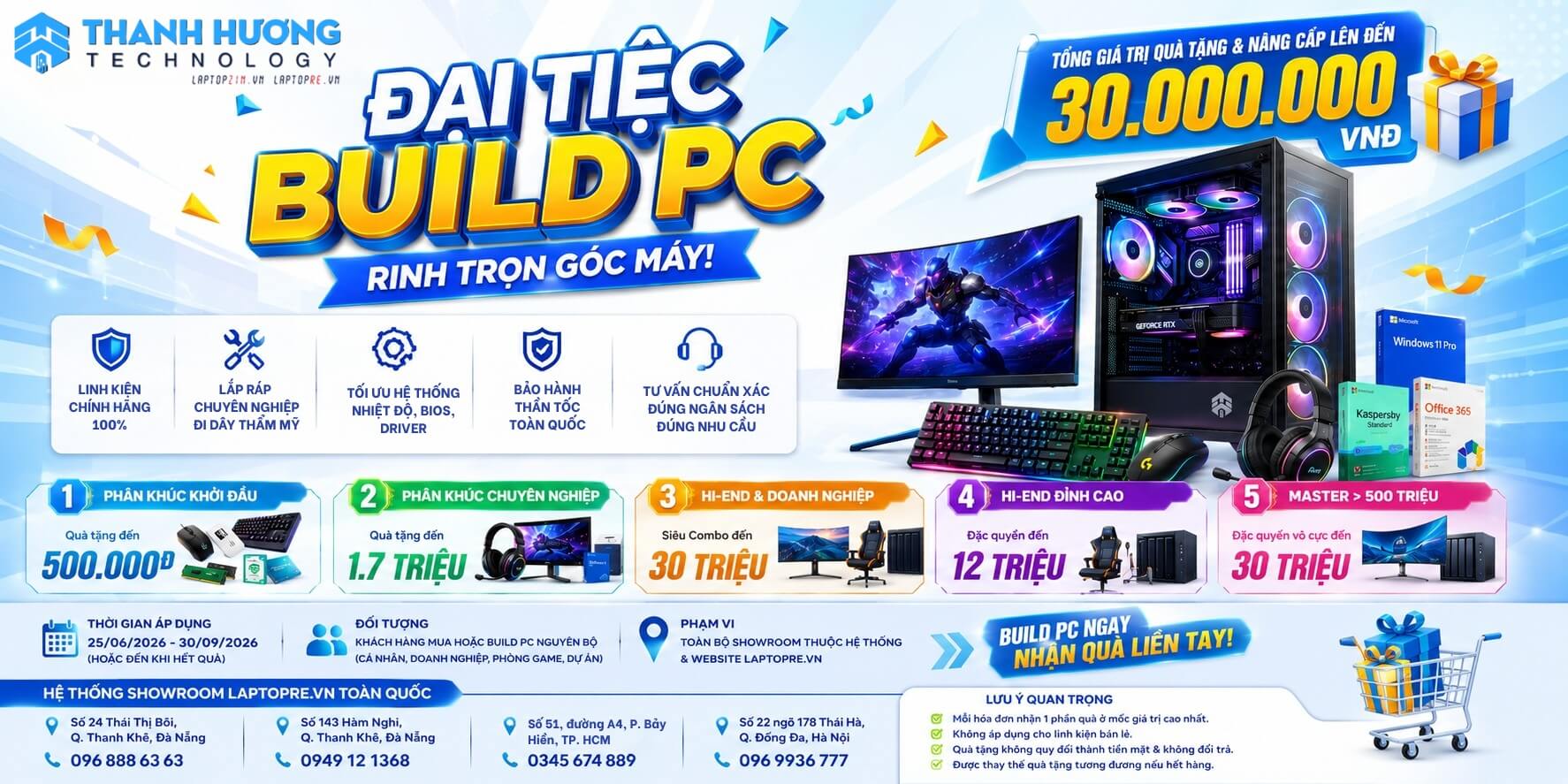 Đại tiệc build PC