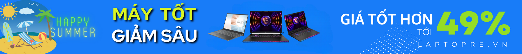 Banner Laptop MSI GE Series Mới