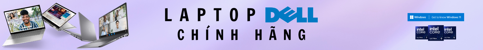 Banner Laptop Dell Mới Nhập Khẩu