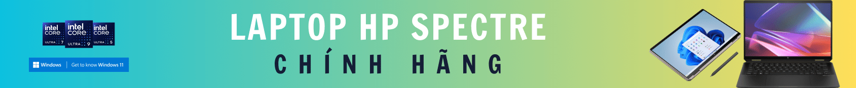 Banner Laptop HP Spectre Cũ