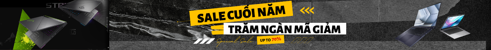 Banner Sale Cuối Năm - Trăm Ngàn Mã Giảm