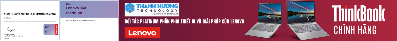 Banner Laptop Lenovo ThinkBook Cũ