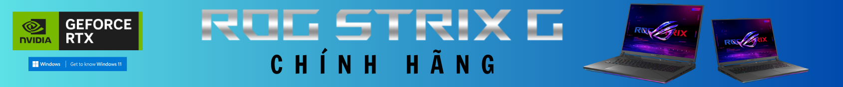Banner Laptop ROG Strix G Series Cũ