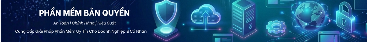 Banner Phần mềm chính hãng