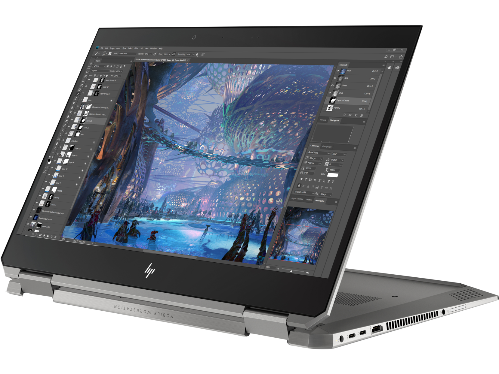 HP Zbook Studio x360 G5