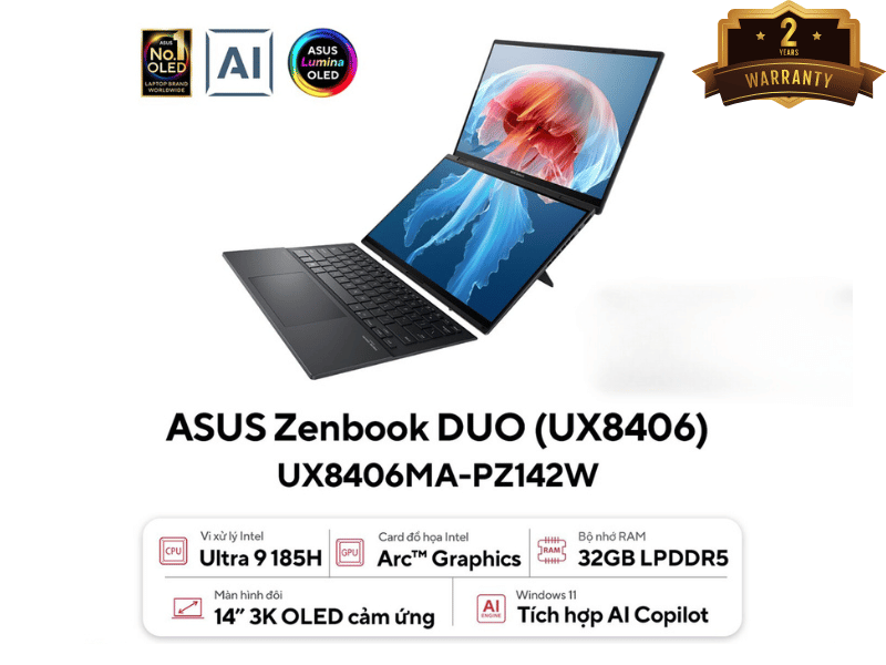 ASUS Zenbook Duo OLED UX8406MA-PZ142W