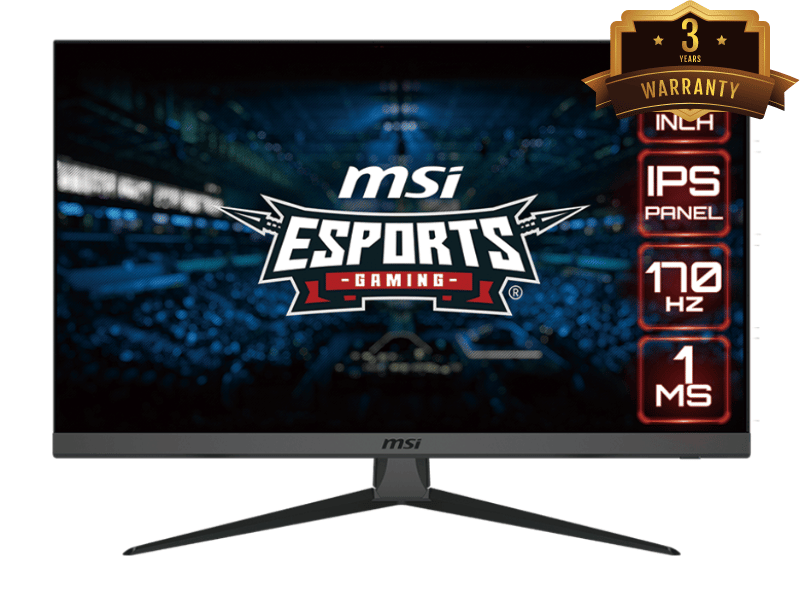 Màn hình gaming MSI Optix G2722 (27Inch/ Full HD/ 1ms/ 170Hz/ 250cd/m2/ IPS) - Mới 100% chính hãng