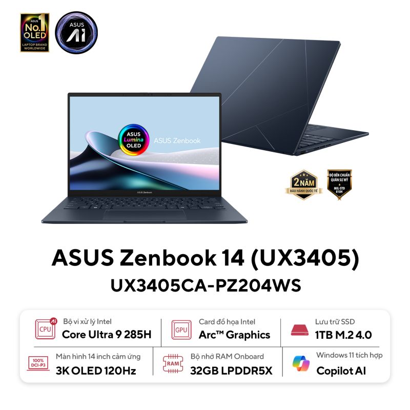 ASUS Zenbook 14 OLED UX3405CA-PZ204WS