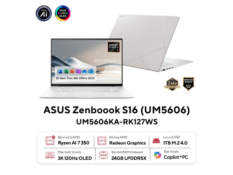 ASUS Zenbook S16 UM5606KA-RK127WS