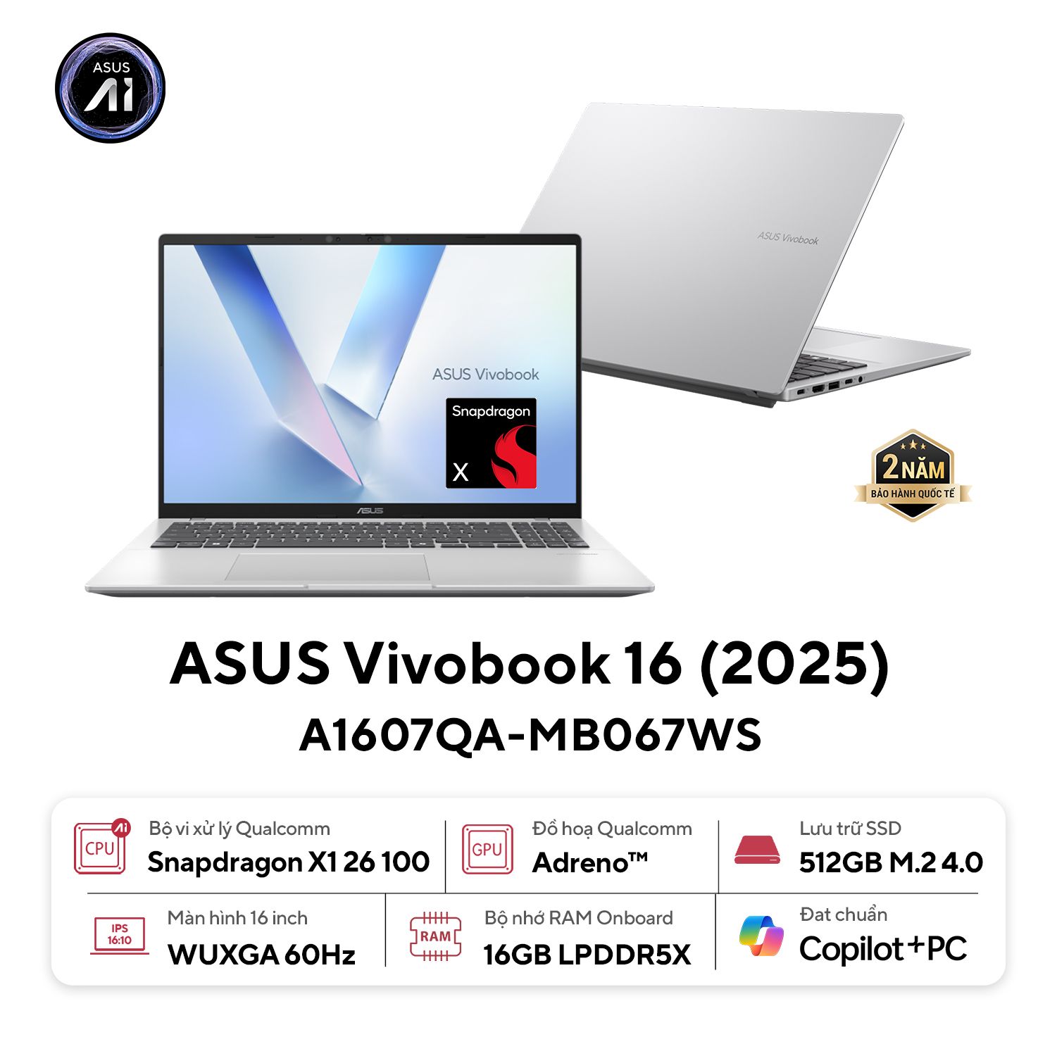 ASUS Vivobook 16 A1607QA-MB067WS