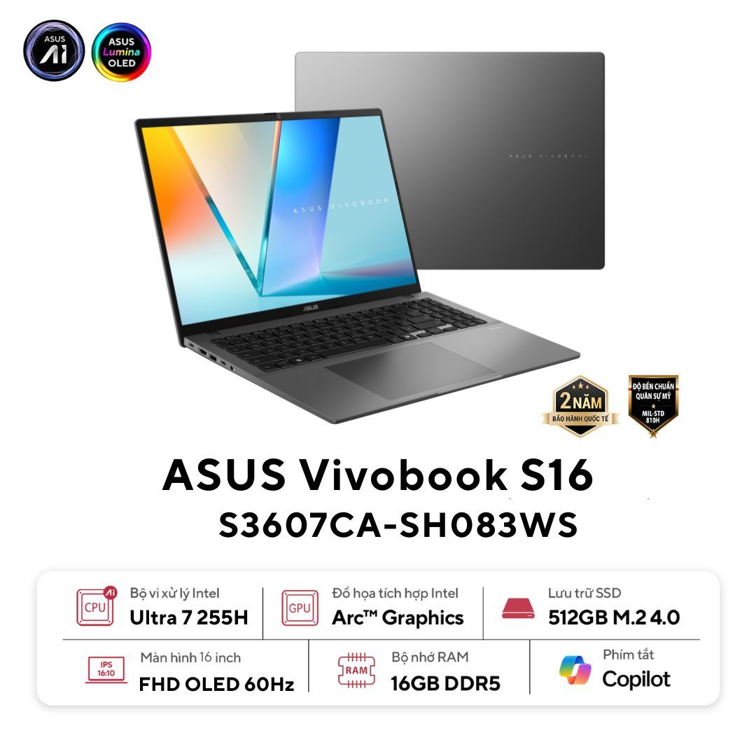 ASUS Vivobook S16 S3607CA-SH083WS