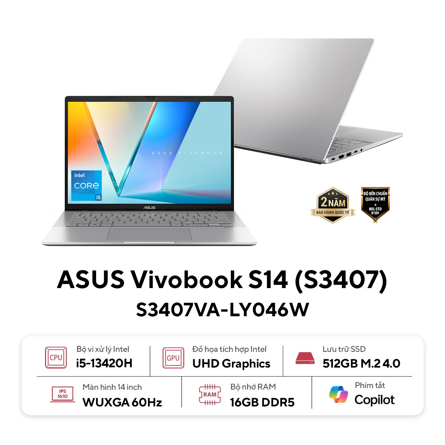 ASUS Vivobook S14 S3407VA-LY046W