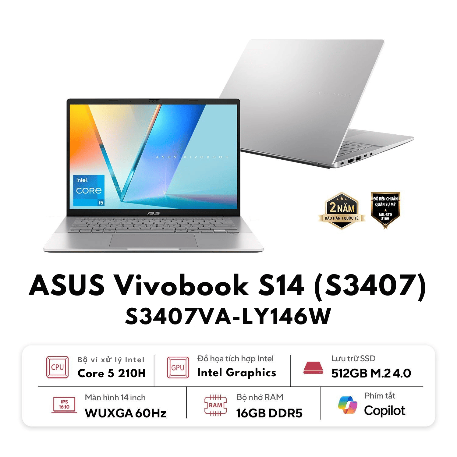 ASUS Vivobook S14 S3407VA-LY146W