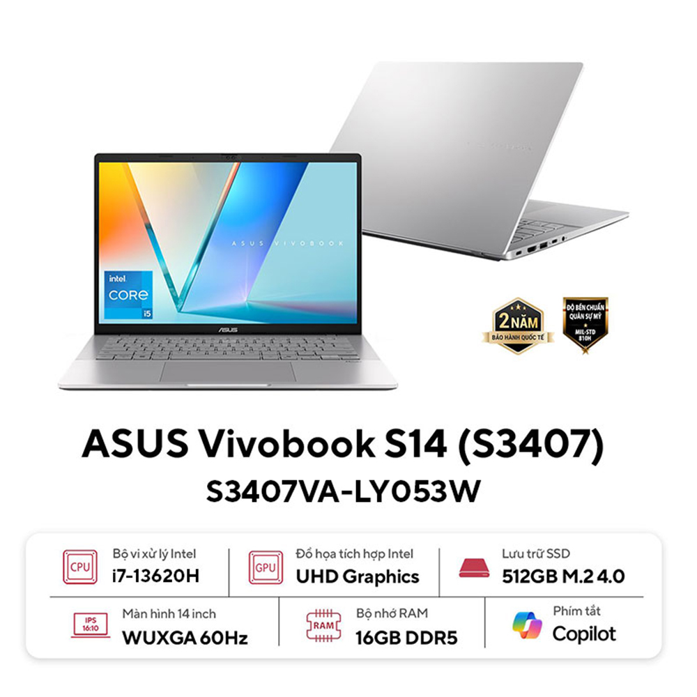 ASUS Vivobook S14 S3407VA-LY053W