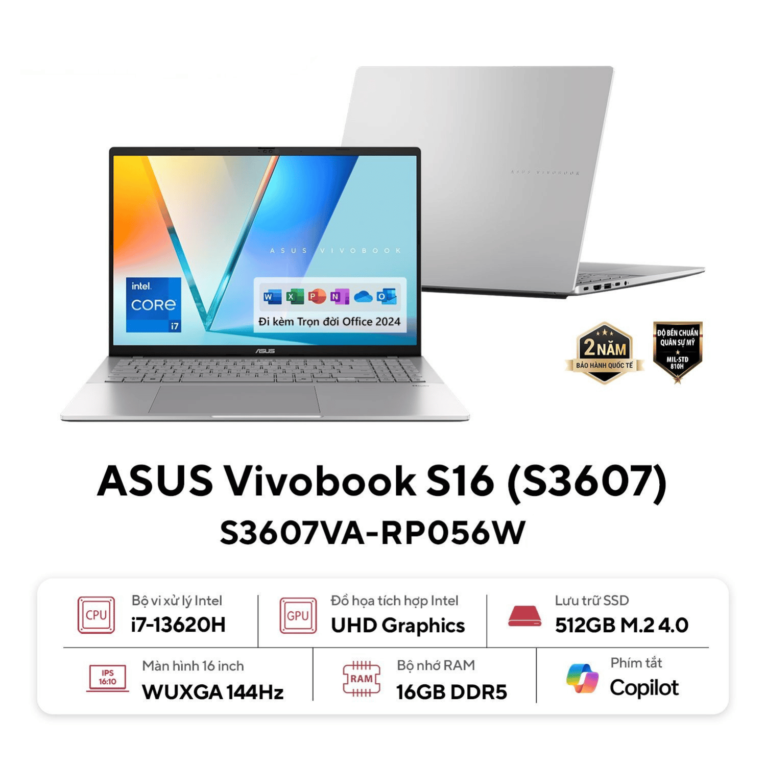 ASUS Vivobook S16 S3607VA-RP056W