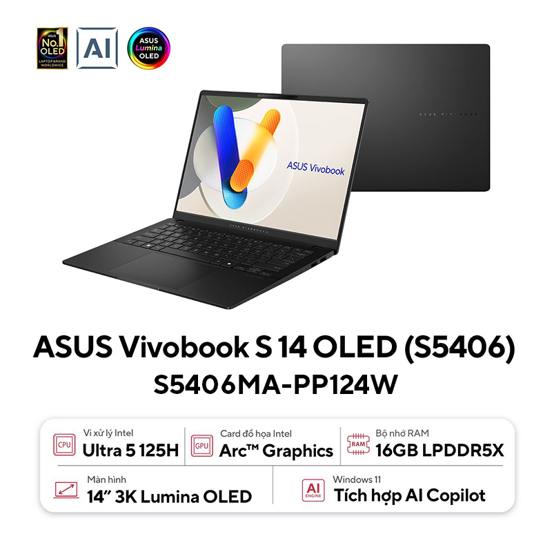 ASUS Vivobook S 14 OLED S5406MA-PP124W