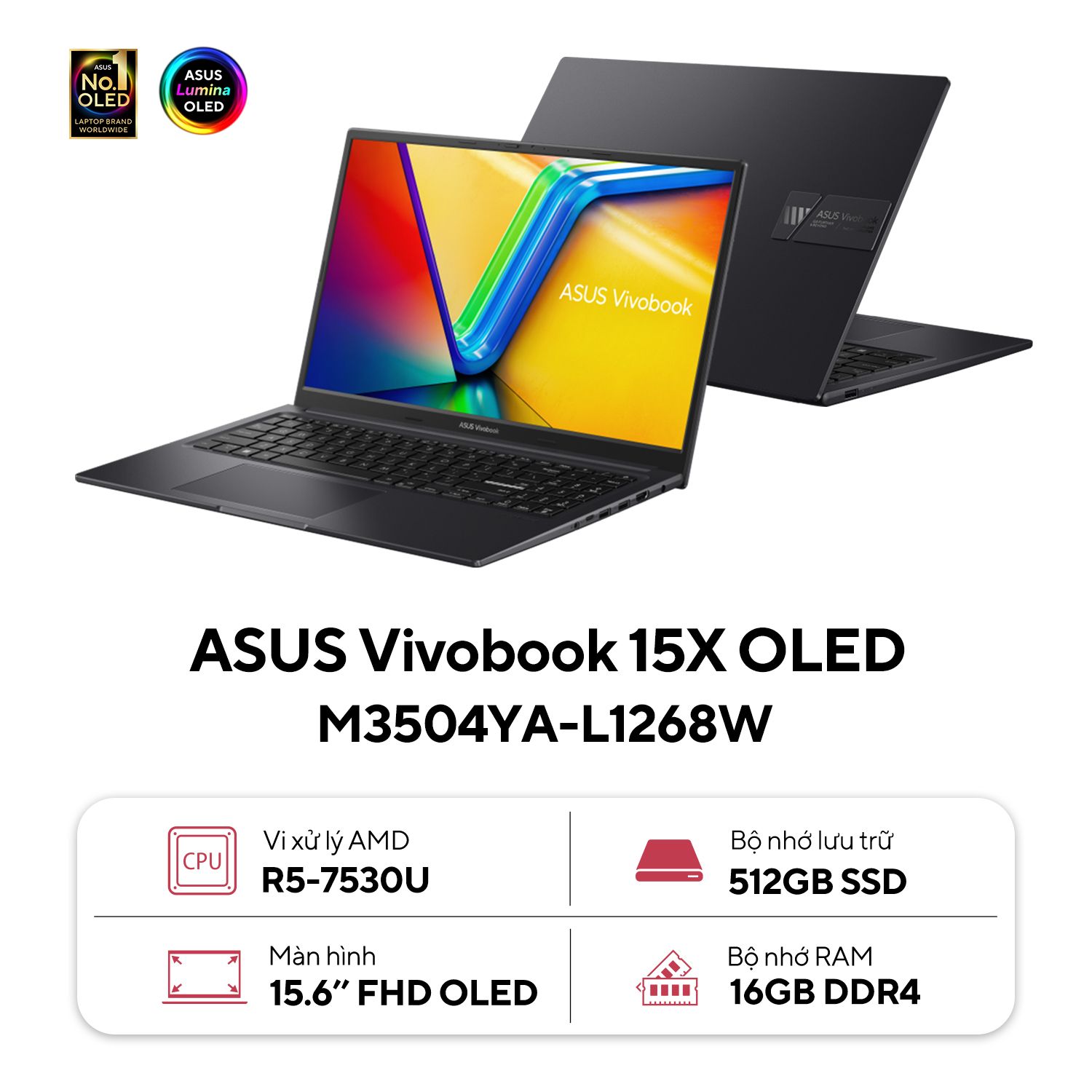 ASUS Vivobook 15X OLED M3504YA-L1268W