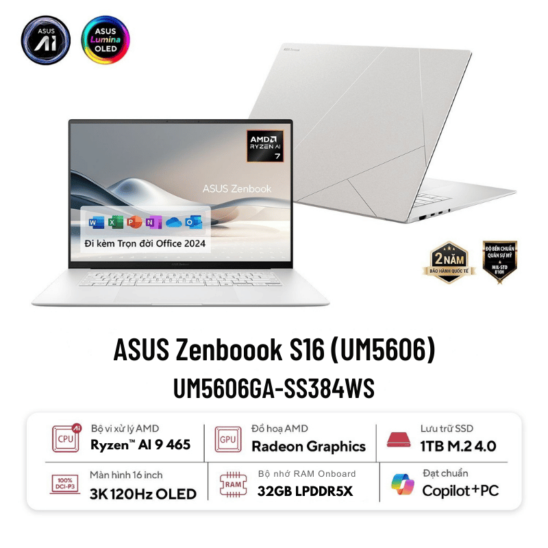 ASUS Zenbook S16 UM5606GA-SS384WS