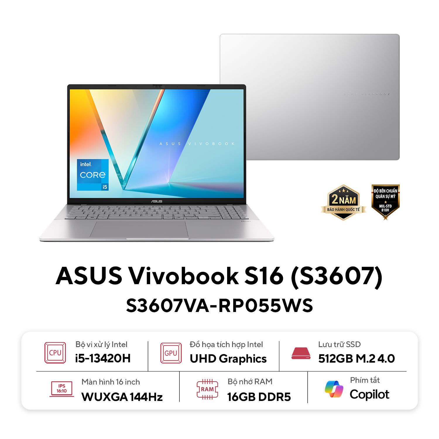 ASUS Vivobook S16 S3607VA-RP055WS