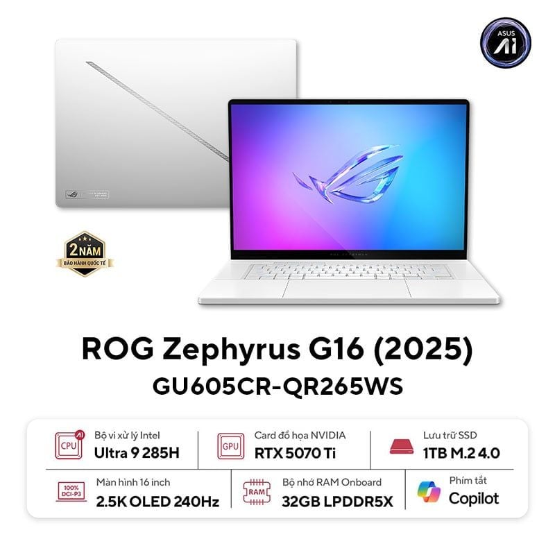 ASUS ROG Zephyrus G16 GU605CR-QR265WS (2025)
