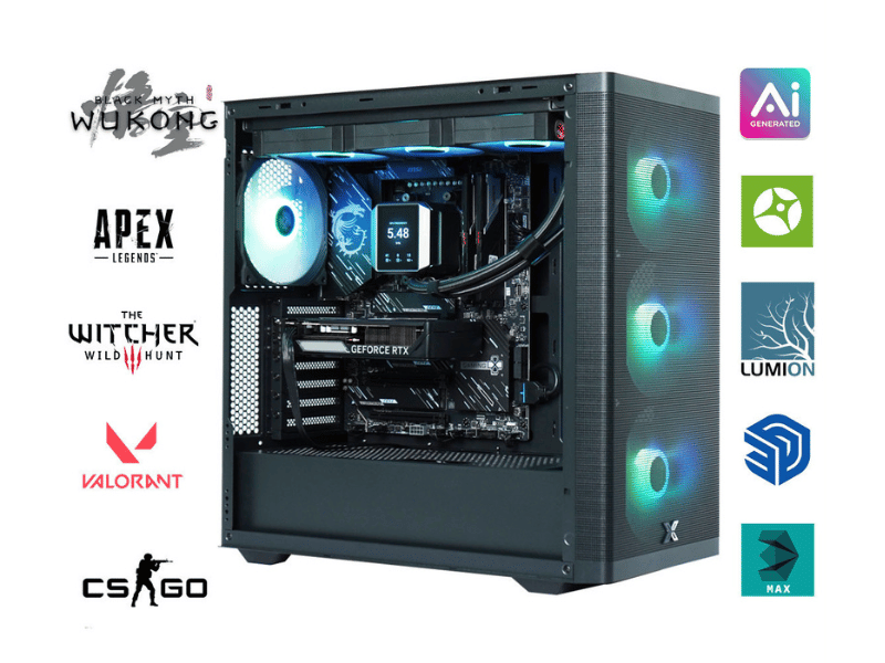 THPC RYZEN 9 9900X | 64G DDR5 | NVIDIA RTX PRO 5000 BLACKWELL 48GB