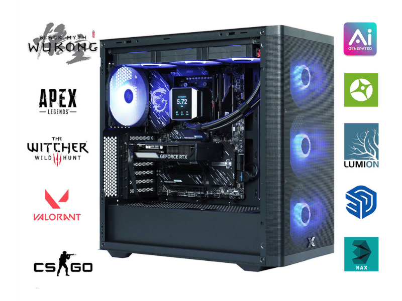 THPC RYZEN 9 9950X | 64G DDR5 | NVIDIA RTX 5090 32G
