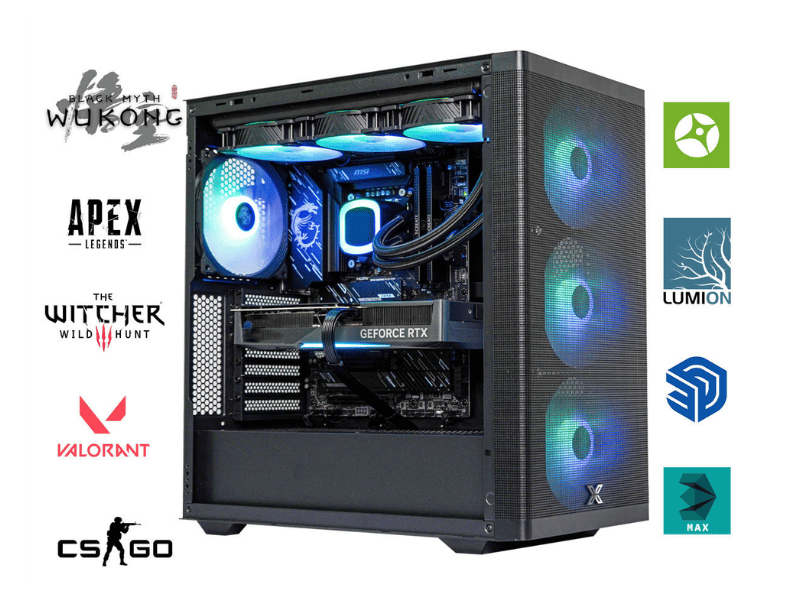 THPC RYZEN 7 7800X3D | 32G DDR5 | NVIDIA RTX 5070 12G