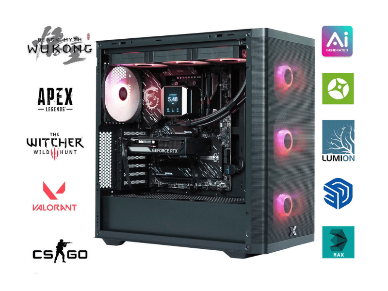 THPC RYZEN 9 9950X | 128G DDR5 | NVIDIA RTX 5090 32G