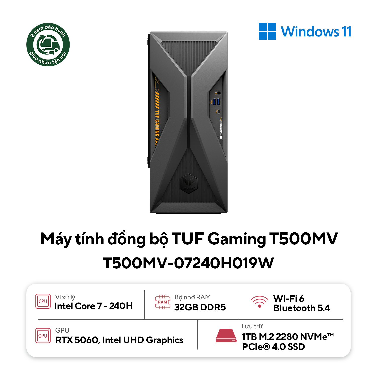 PC ASUS TUF Gaming T500 T500MV-07240H019W